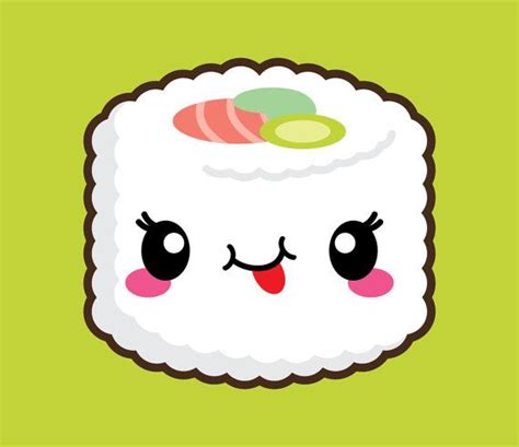 Kawaii Clip Art, Kawaii Sushi Clip Art, Kawaii Sushi Clipart, Cute ...