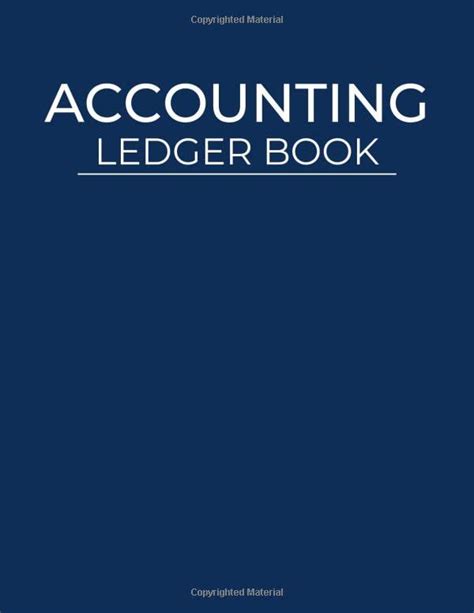 Accounting Ledger Book: Classic Accounting Ledger Bookkeeping | Income ...