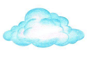 nube dibujo a color - Buscar con Google | Flower logo design, Cloud ...