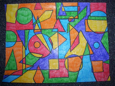 Art Education 244 | Geometric design art, Geometric shapes art ...