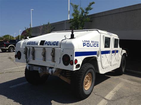 Long Beach Police - former army vehicle | Police truck, Police cars ...