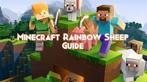 Minecraft Rainbow Sheep Guide: Drops, Behavior and Attacks - Pillar Of ...