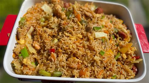 Assorted Ghanaian Fried Rice | You Can Not Stop Eating. #friedrice # ...