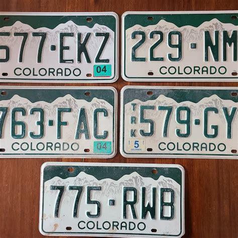 Colorado License Plate Frames - Etsy