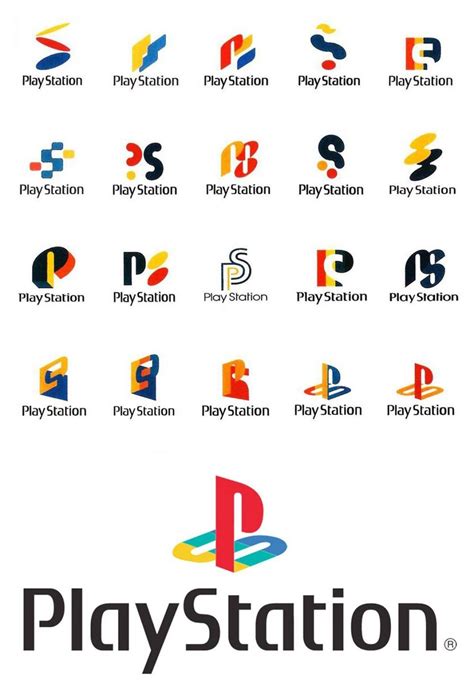 Sony Playstation 1 Logo Design Ideas, Concepts and WTF