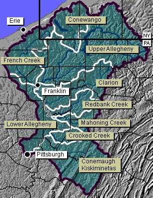 Upper Allegheny River Map