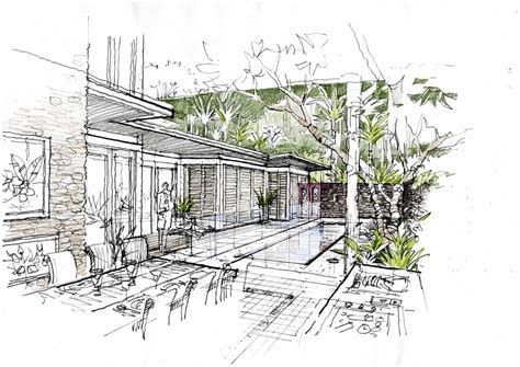 Landscape Architecture Sketch - Landscape Architecture Modern Park Design