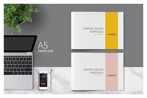 Graphic Design Portfolio Template | Brochure Templates ~ Creative Market