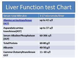 Liver Function Test normal range chart ( ALP ALT, AST) | Liver function ...