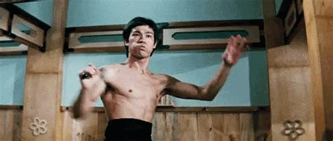 Download Martial Arts Celebrity Bruce Lee Gif - Gif Abyss