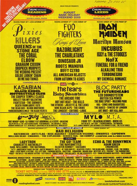 Rockstar Energy presents Leeds Festival | Leeds 2005