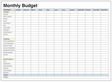 Free budget spreadsheet - alertsver