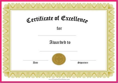 Winner Certificate Template – Xfanzexpo.com