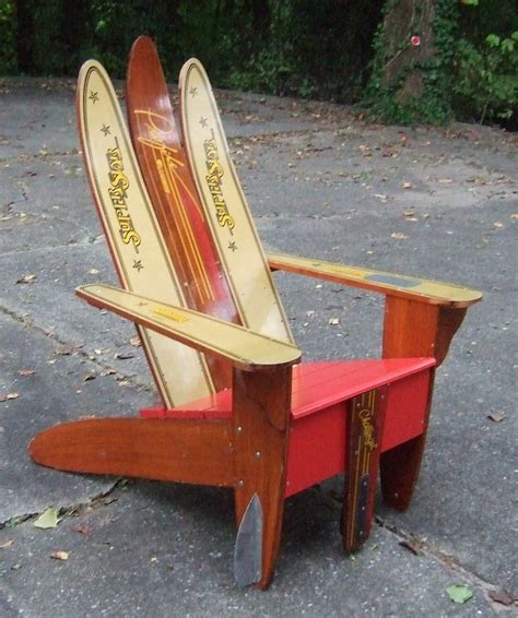 Waterski chair | Water skiing, Water ski decor, Adirondack chairs diy