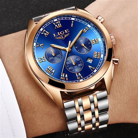 LG51E Lige Luxury Chronograph Watch for Men - RetailBD