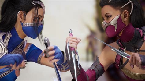 Mortal Kombat 1 Kitana Mileena 4K #1081m Wallpaper PC Desktop