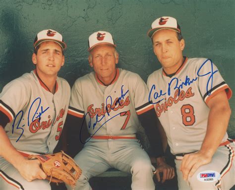 Cal Ripken Jr., Billy Ripken & Cal Ripken Sr. Signed Baltimore Orioles ...