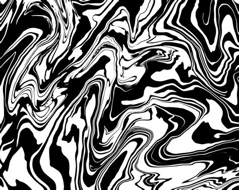 Black And White Abstract Art Wallpaper