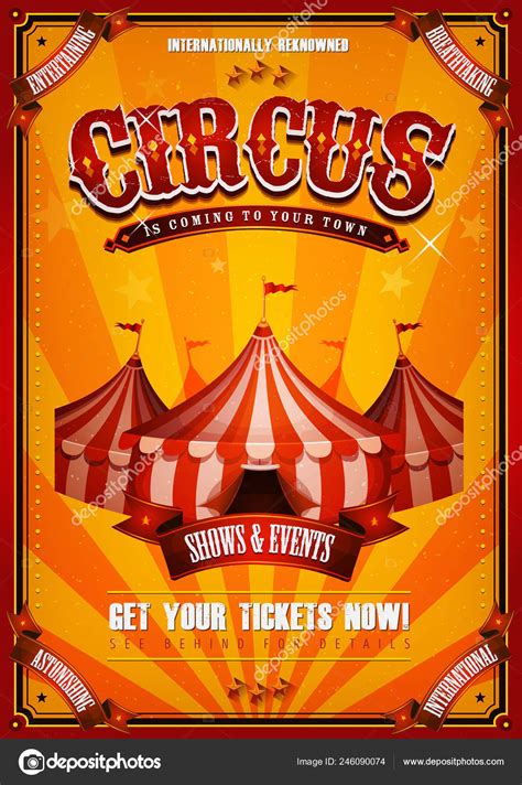 restringersi lento ripetere circus poster Occupare Emulare Onestà