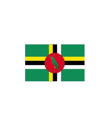 Dominica Courtesy Flag 12x18 in.