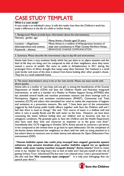 49 Free Case Study Templates ( + Case Study Format Examples + )