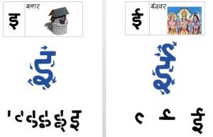 Nepali Vowels Worksheets - i, ii - Nepali Class