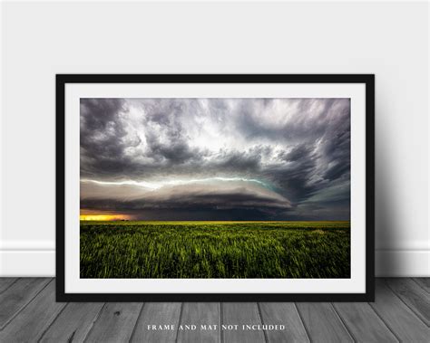 Storm Photography Print Picture of Supercell Thunderstorm | Etsy