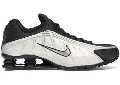 Nike Shox R4 Black Metallic Silver - 104265-045