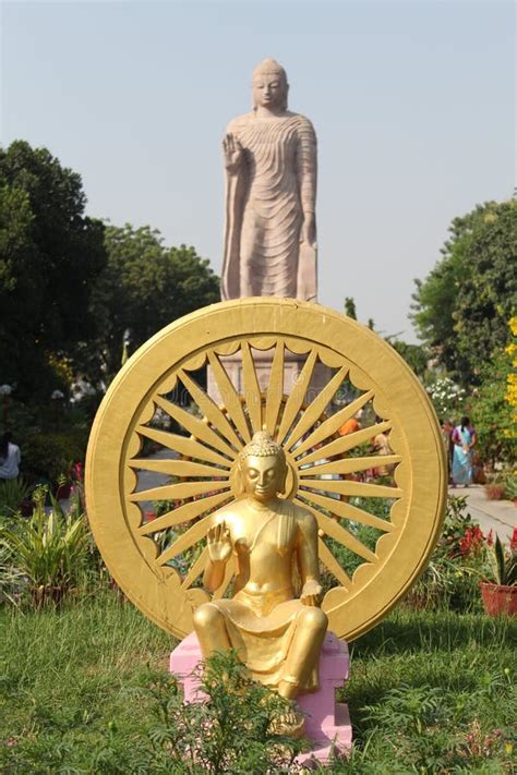 Lord Buddha at Sarnath Varanasi Stock Photo - Image of lord, sarnath ...