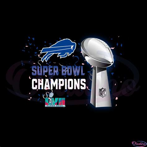 Buffalo Bills Super Bowl Lvii 2023 Champions Png Sublimation Designs