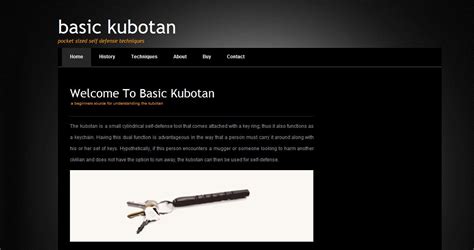 Kubotan Techniques