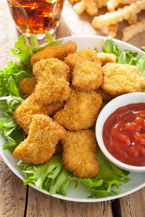 Homemade Healthy Baked Chicken Nuggets Recipe With Crispy Panko Crust ...