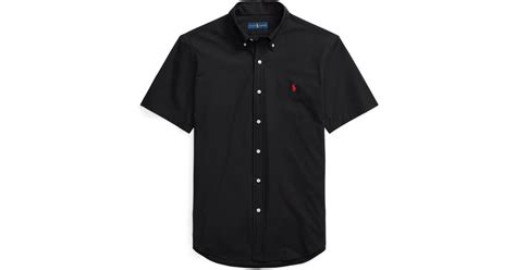 Polo Ralph Lauren Cotton Shirt in Black for Men - Lyst