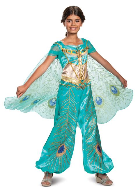 Jasmine Teal Girls Costume - Egyptian Costumes