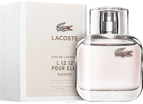 Lacoste L.12.12 Pour Elle Elegant Eau De Lacoste Perfume for Women, 90 ...