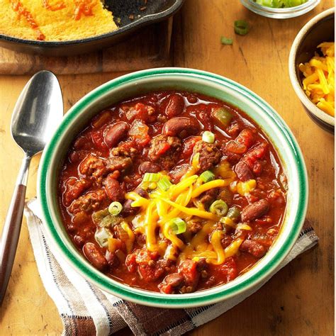 Slow-Cooked Chili Recipe | Taste of Home