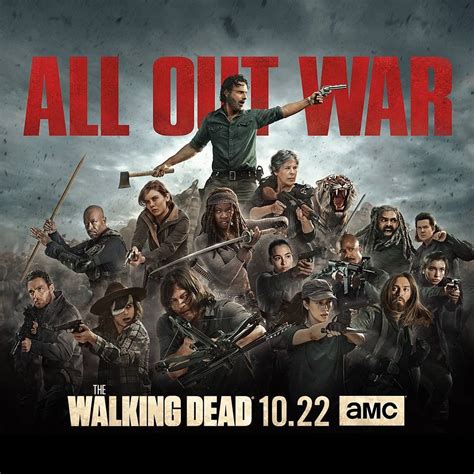 The Walking Dead - All Out War Poster - The Walking Dead Photo ...