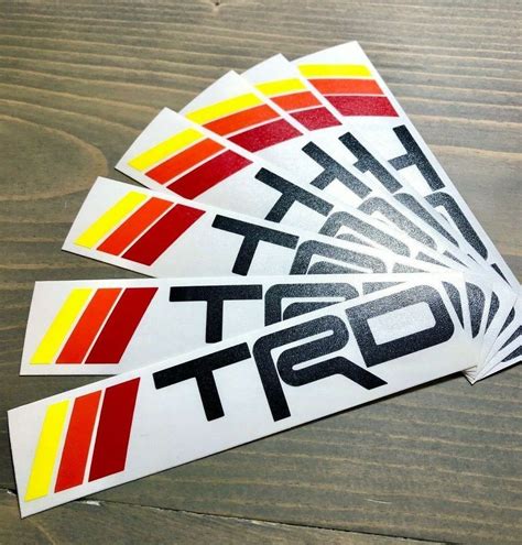 TRD Heritage Stripes Decal 5.5 in 2020 | Trd, 4runner, Flag decal