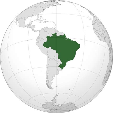 Brazil Location Map - Geographic Media