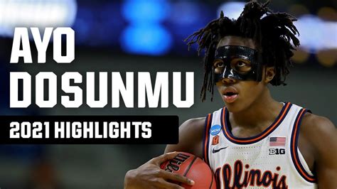 Ayo Dosunmu 2021 NCAA tournament highlights - YouTube