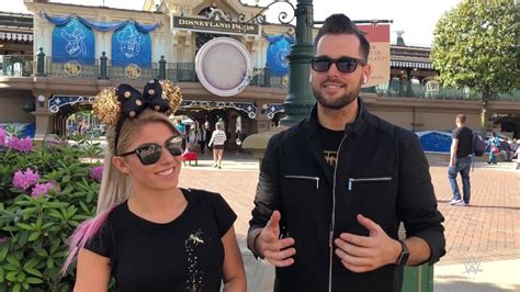 Alexa Bliss and Mike Rome visit Disneyland Paris - YouTube