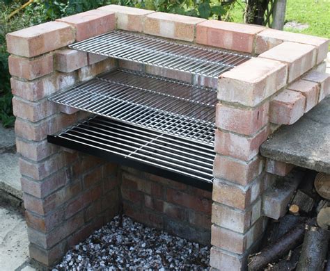 #Charcoal diy brick bbq kit with 6mm #stainless grill & #warming grill ...