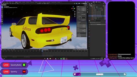 Goo Engine on blender (Initial d anime) - YouTube