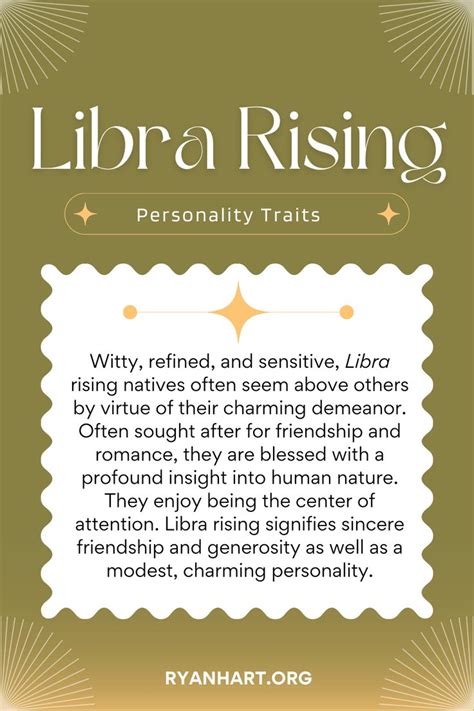 Libra Rising Sign & Ascendant Personality Traits | Pisces, Libra, Birth ...