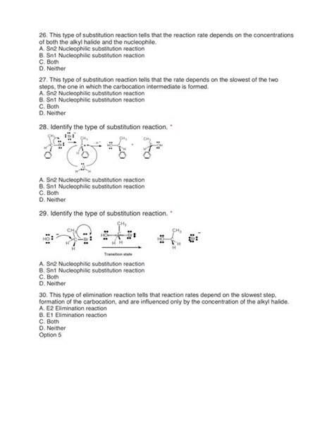 Solved 26. This type of substitution reaction tells that the | Chegg.com