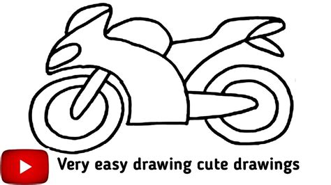 Details 151+ motorcycle drawing easy latest - seven.edu.vn