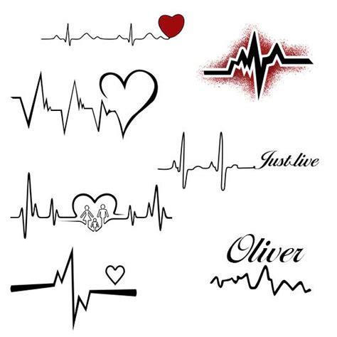 8 Heartbeat Tattoo Designs That are Worth Trying | Heartbeat tattoo ...