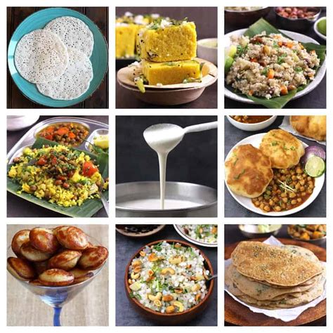 34 INDIAN BREAKFAST RECIPES | NORTH & SOUTH INDIAN VEGETARIAN BREAKFAST ...