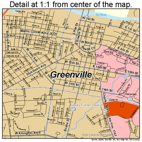 Greenville Nc Map | World Map 07