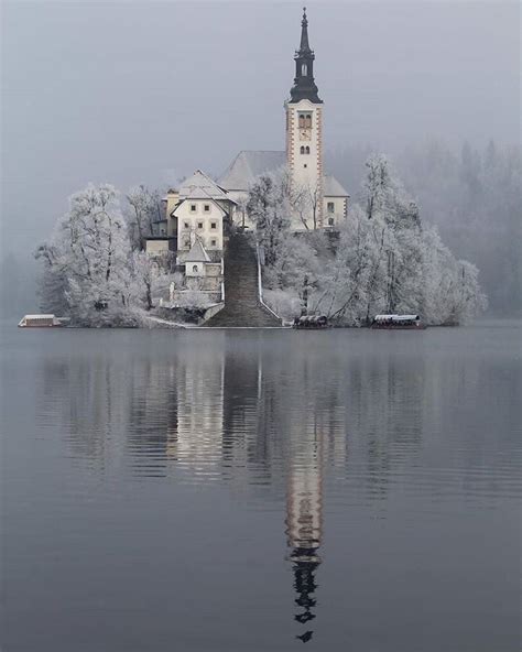 Lake Bled / Slovenia | Lugares hermosos, Paisaje invernal, Paisajes